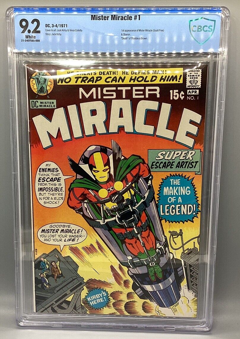 Mister Miracle #1 - DC - 1971 - CBCS 9.2 - 1st App Of Mister Miracle