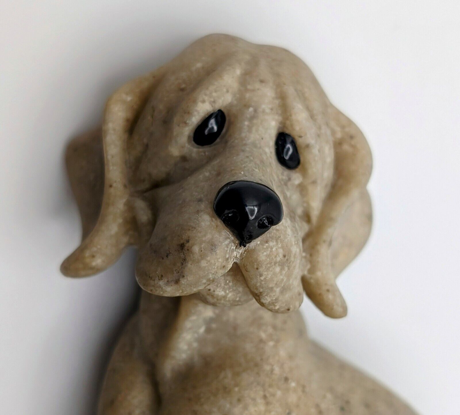 Hound Dog Figurine 2001 Quarry Critters Peewee- Second Nature Designs 4\