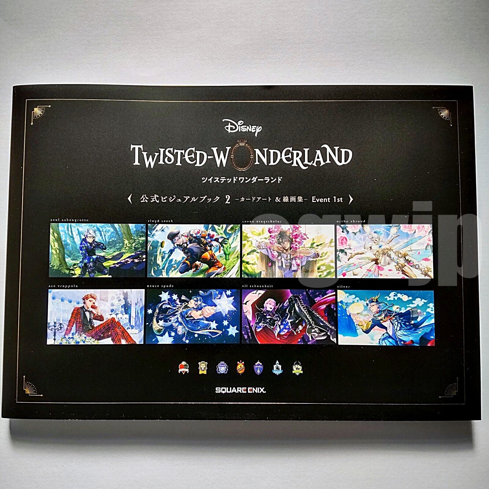 Disney's Twisted Wonderland Official Visual Book Vol.2 Card Art & Line Drawings