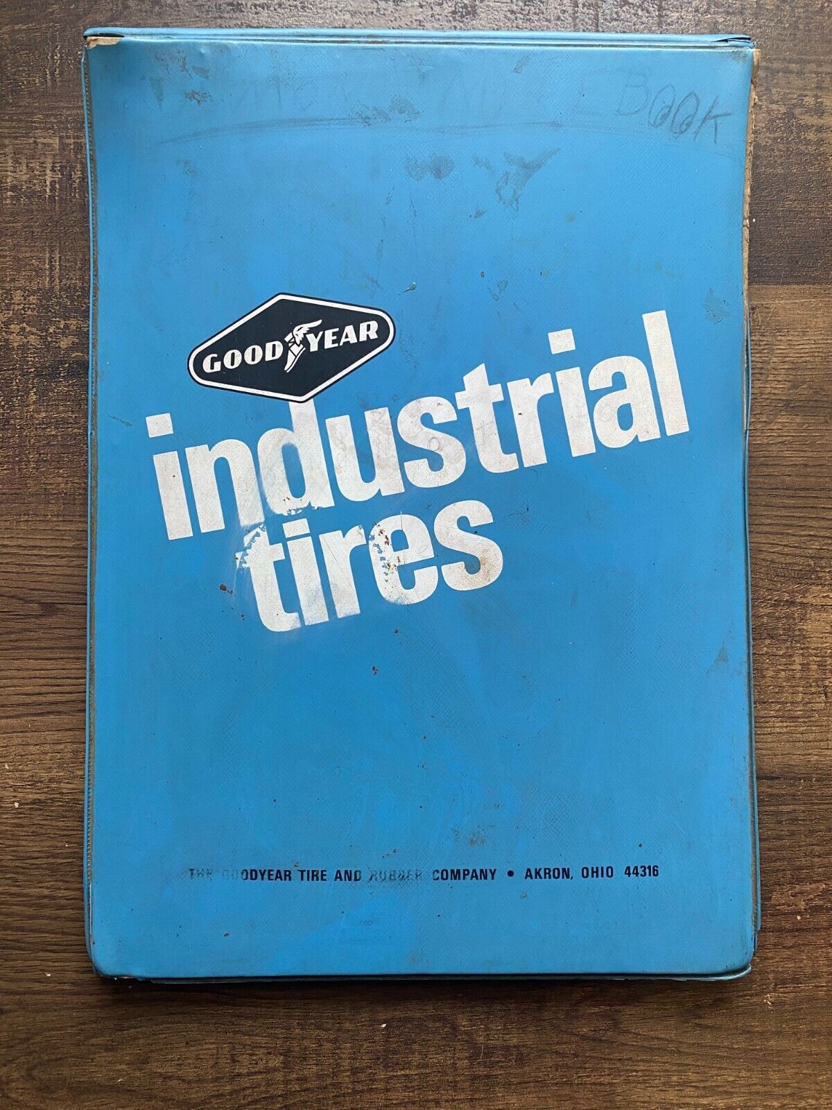 GoodYear  Industrial Tires Top Open 3 Ring Binder - Advertising