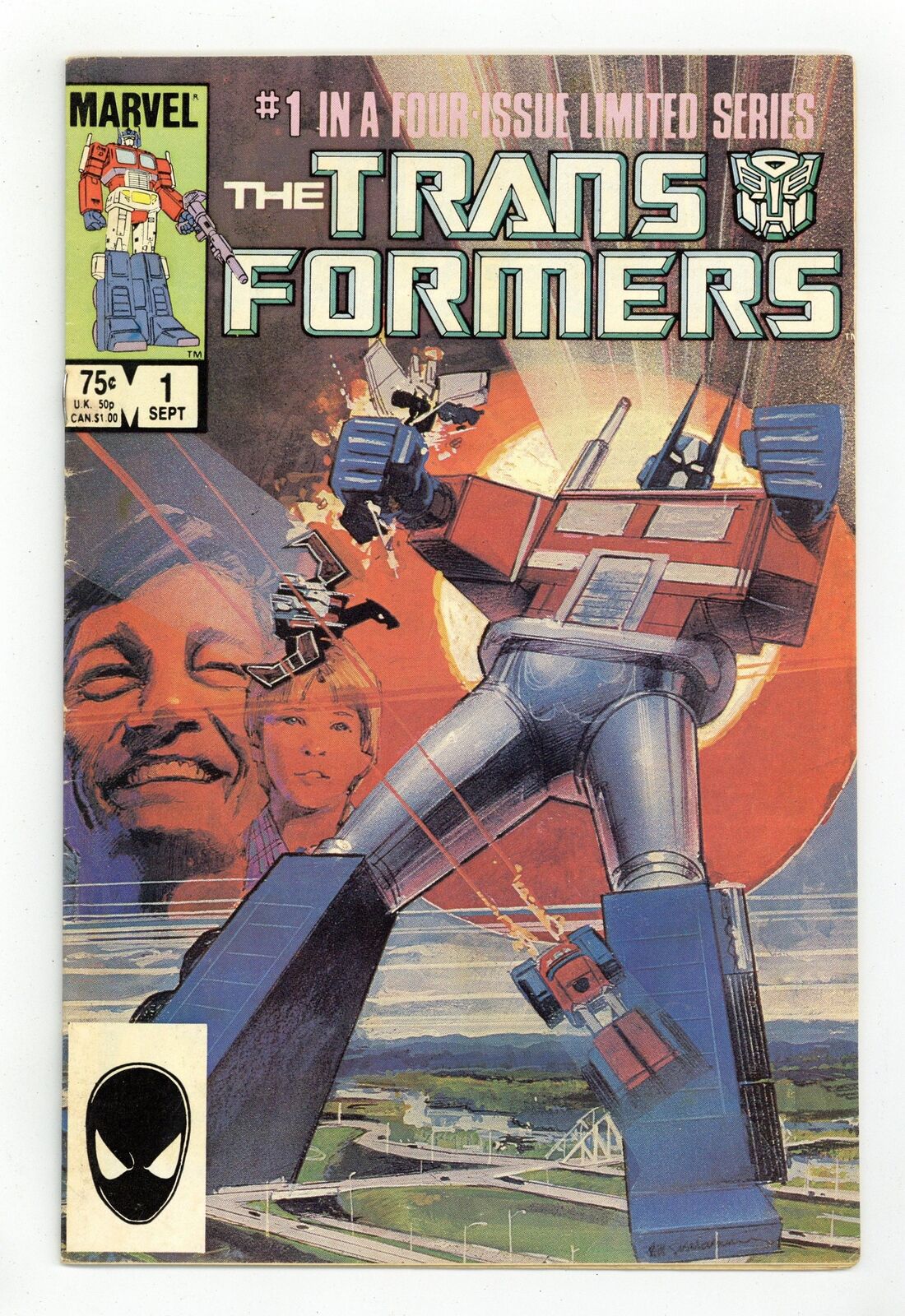 Transformers #1 3rd Printing GD+ 2.5 1984
