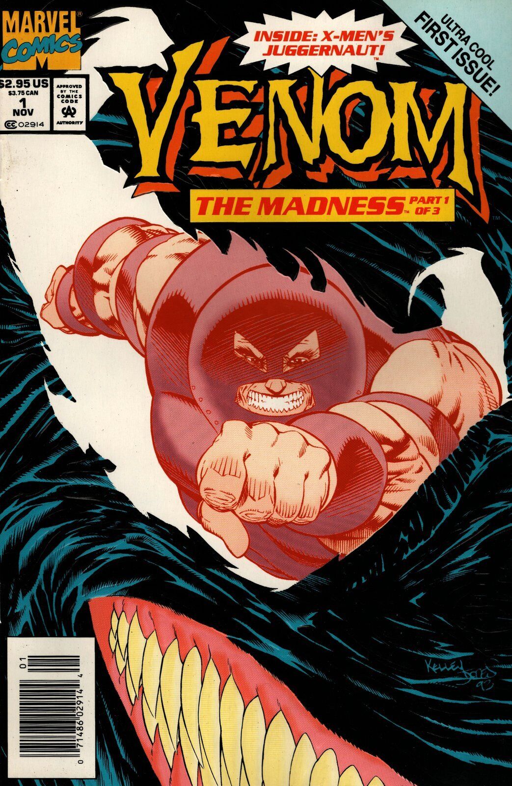 Venom: The Madness #1 Newsstand Cover (1993-1994) Marvel