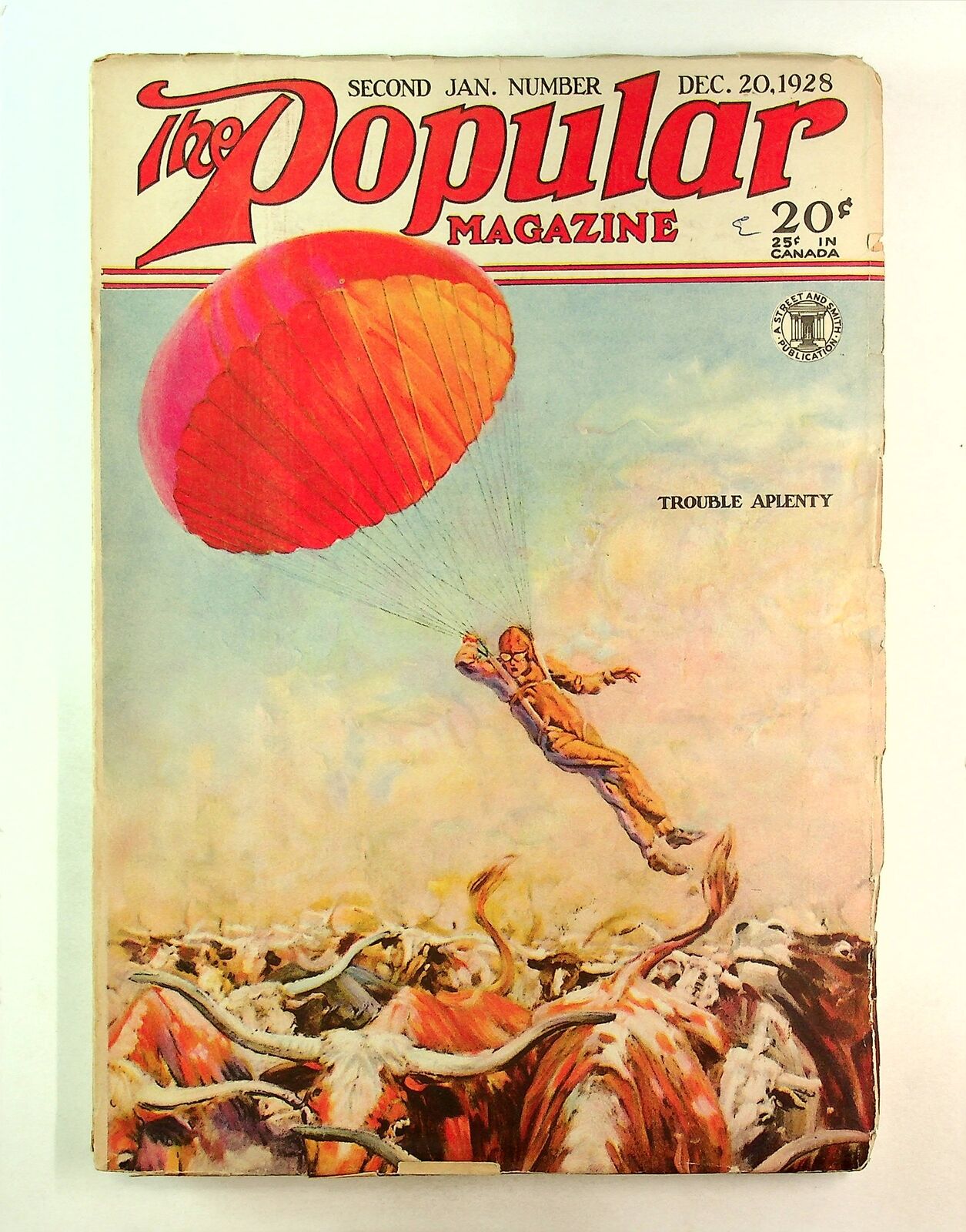 Popular Magazine Pulp Jan 1929 Vol. 94 #3 FN- 5.5