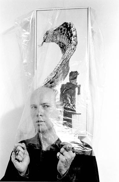 Collagist and correspondence artist Ray Johnson in 1968 OLD PHOTO 3