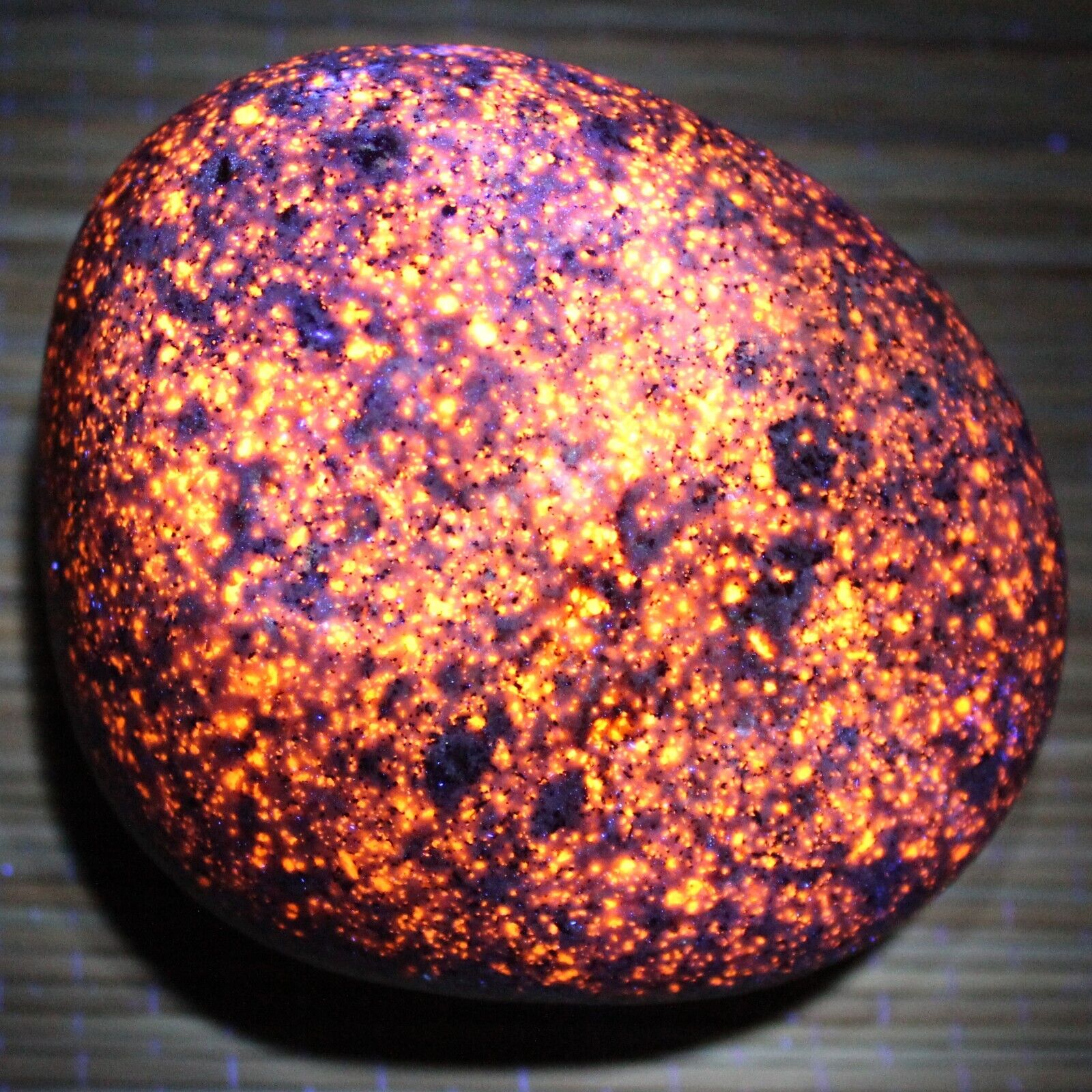 BIG BRIGHT Yooperlite Rock from Lake Superior Fluorescent Sodalite Glow Stone X3