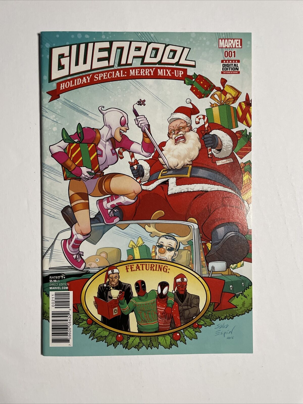 Gwenpool: Holiday Special #1 (2017) 9.4 NM Marvel Merry Mix-Up Christmas Comic