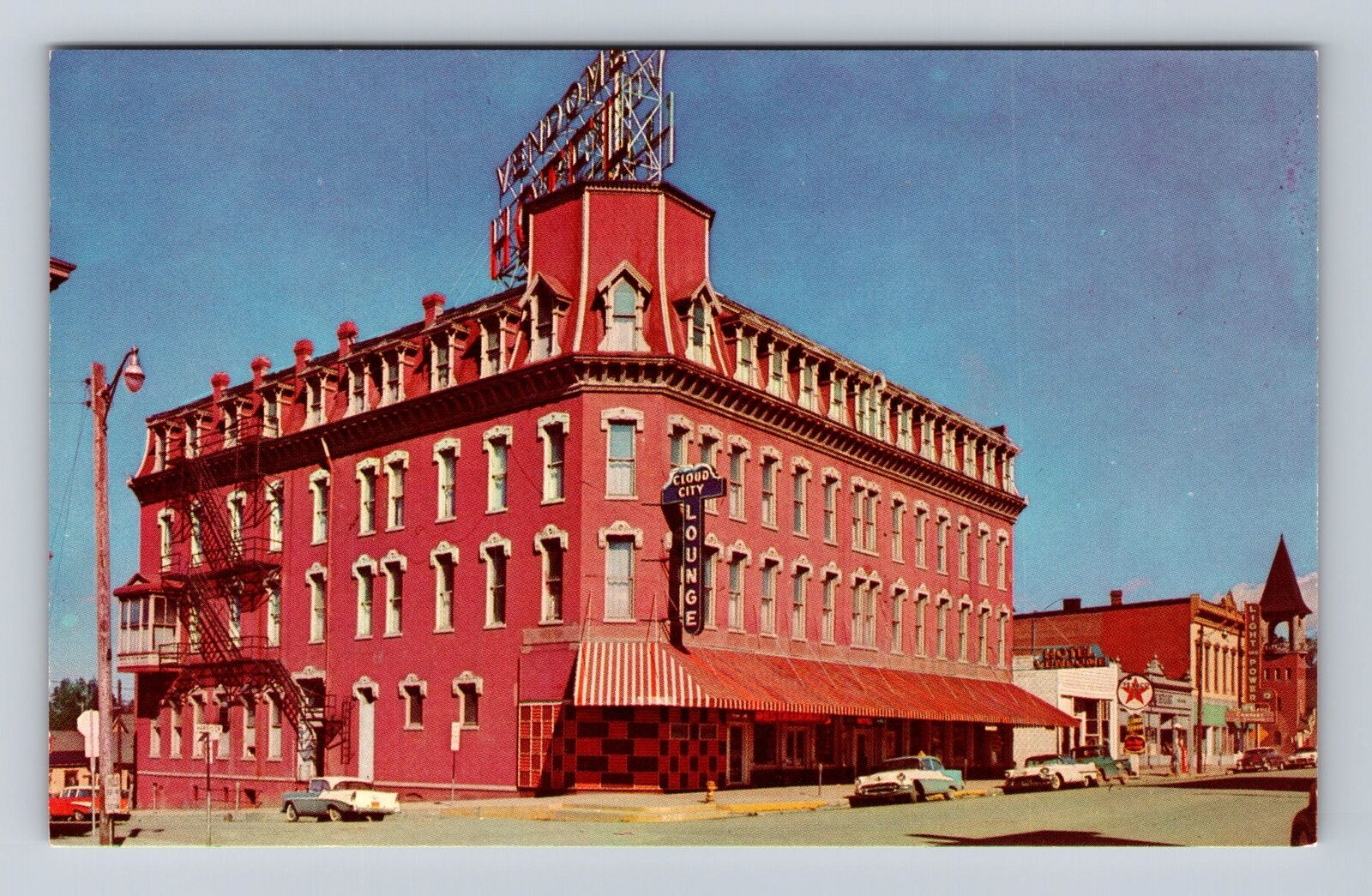 Leadville CO-Colorado, Vendome Hotel, Advertising, Antique Vintage Postcard