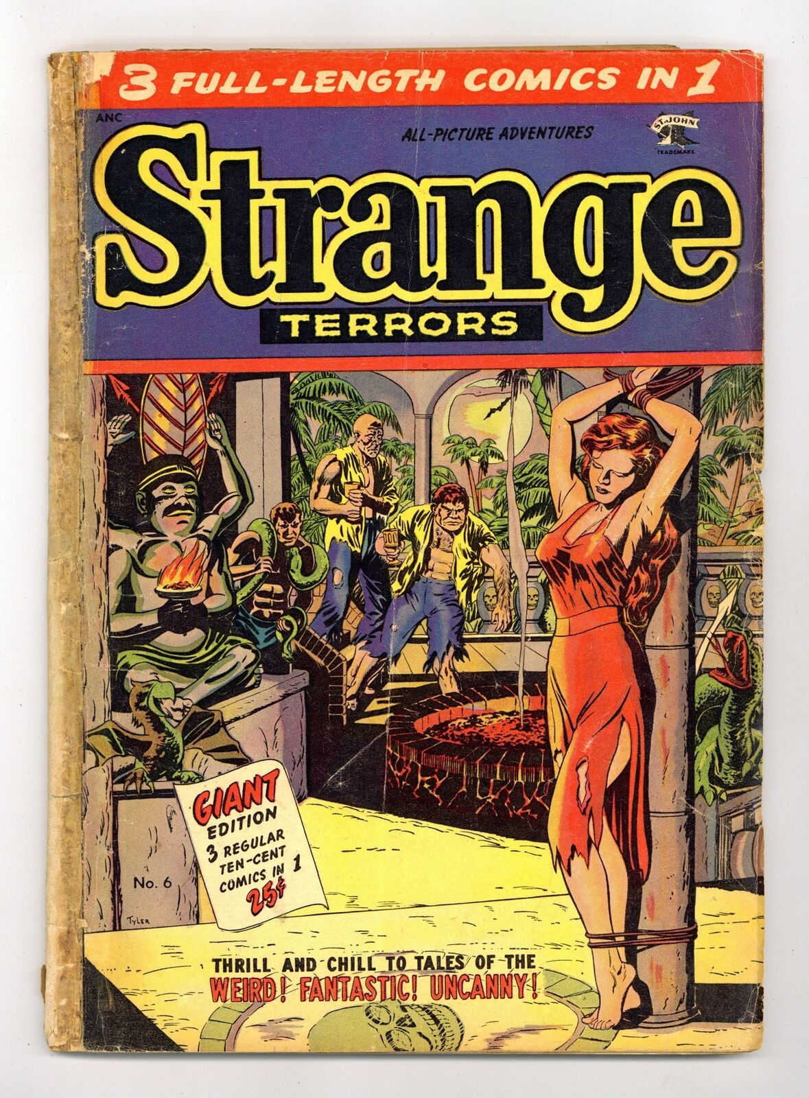 Strange Terrors #6 FR/GD 1.5 RESTORED 1953