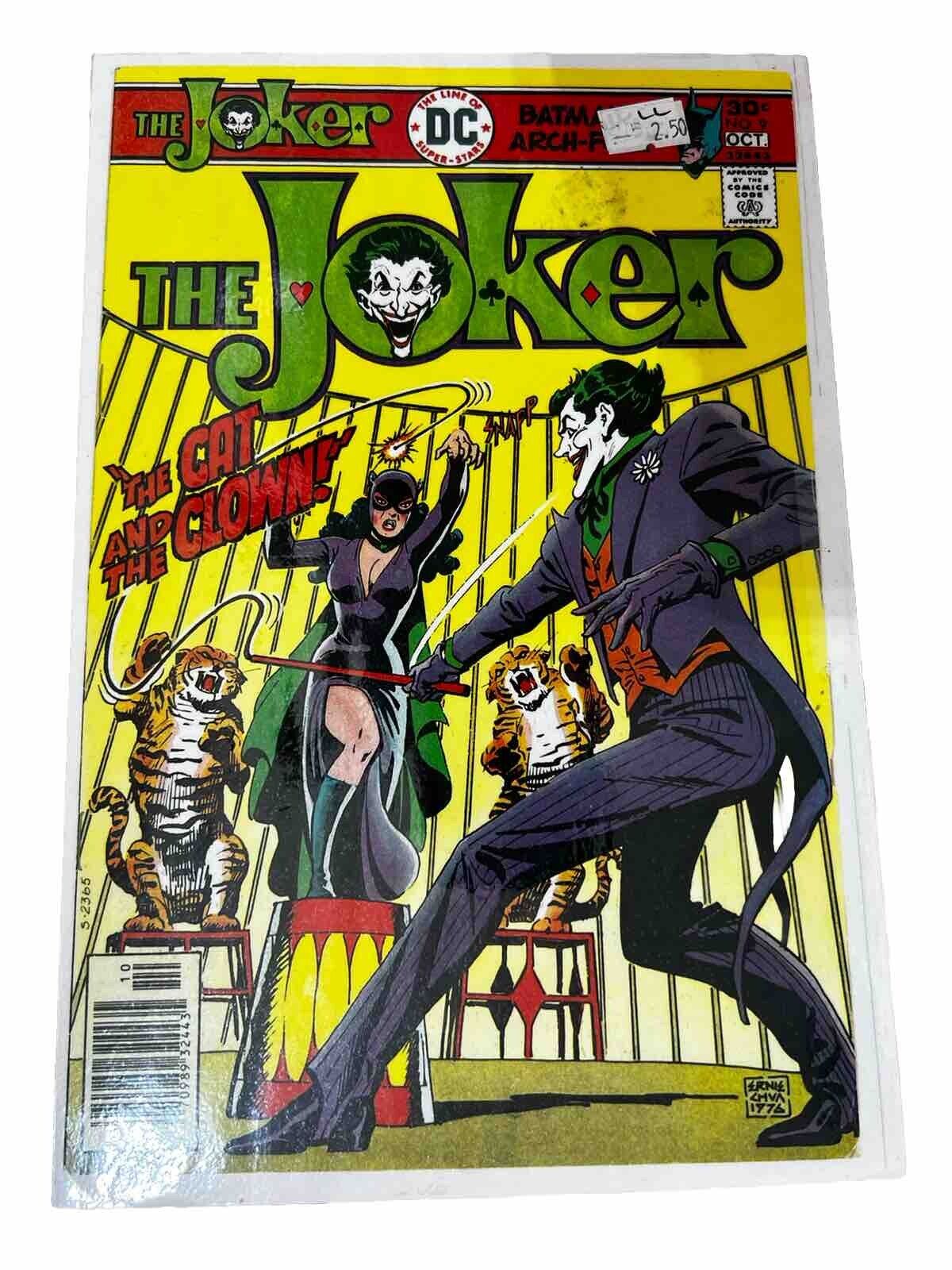1976 The Joker 9 #9 Catwoman Cover Two Face Appearance Last Issue Laminated
