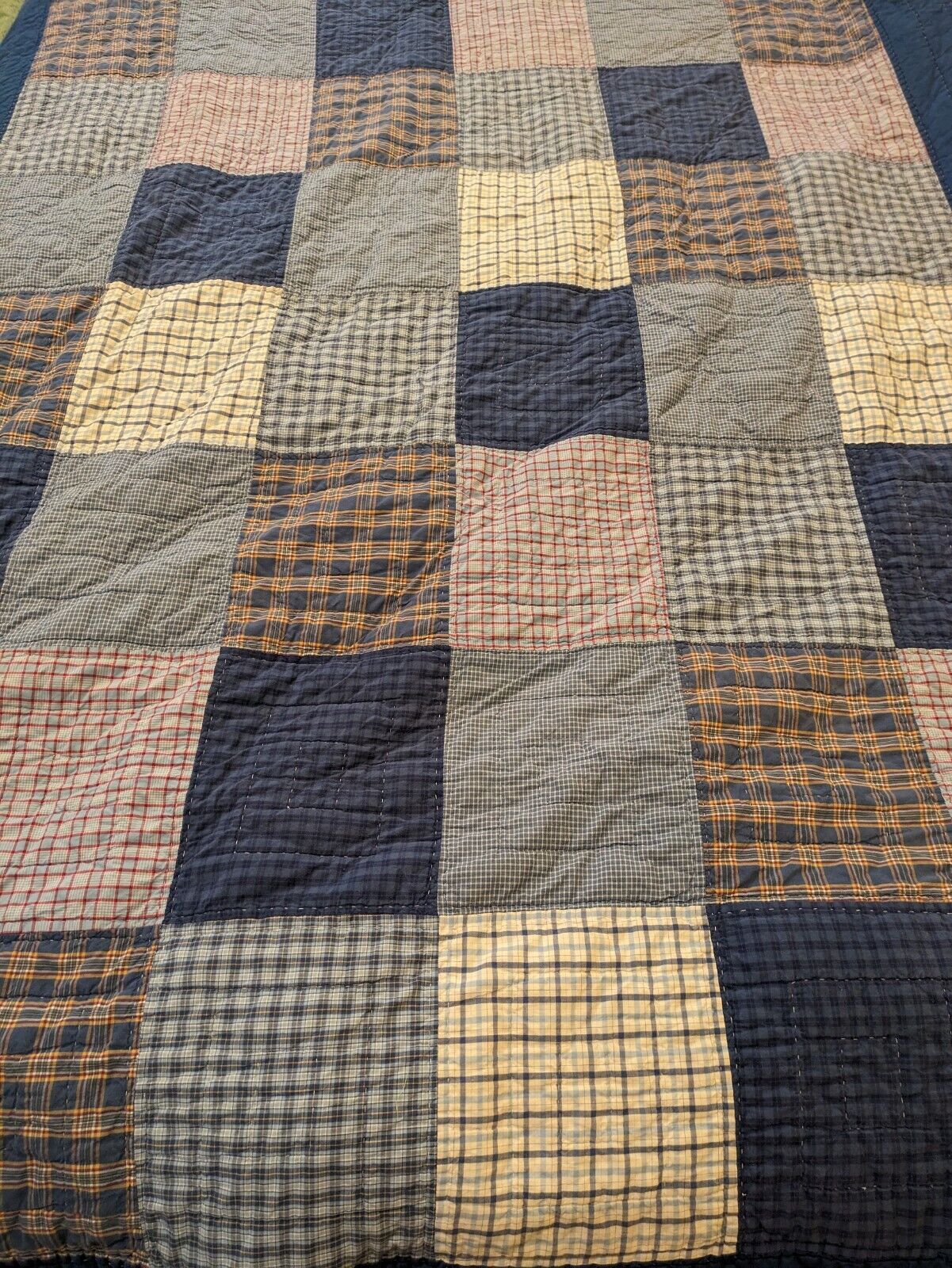 Vintage Patch Work Quilt Twin