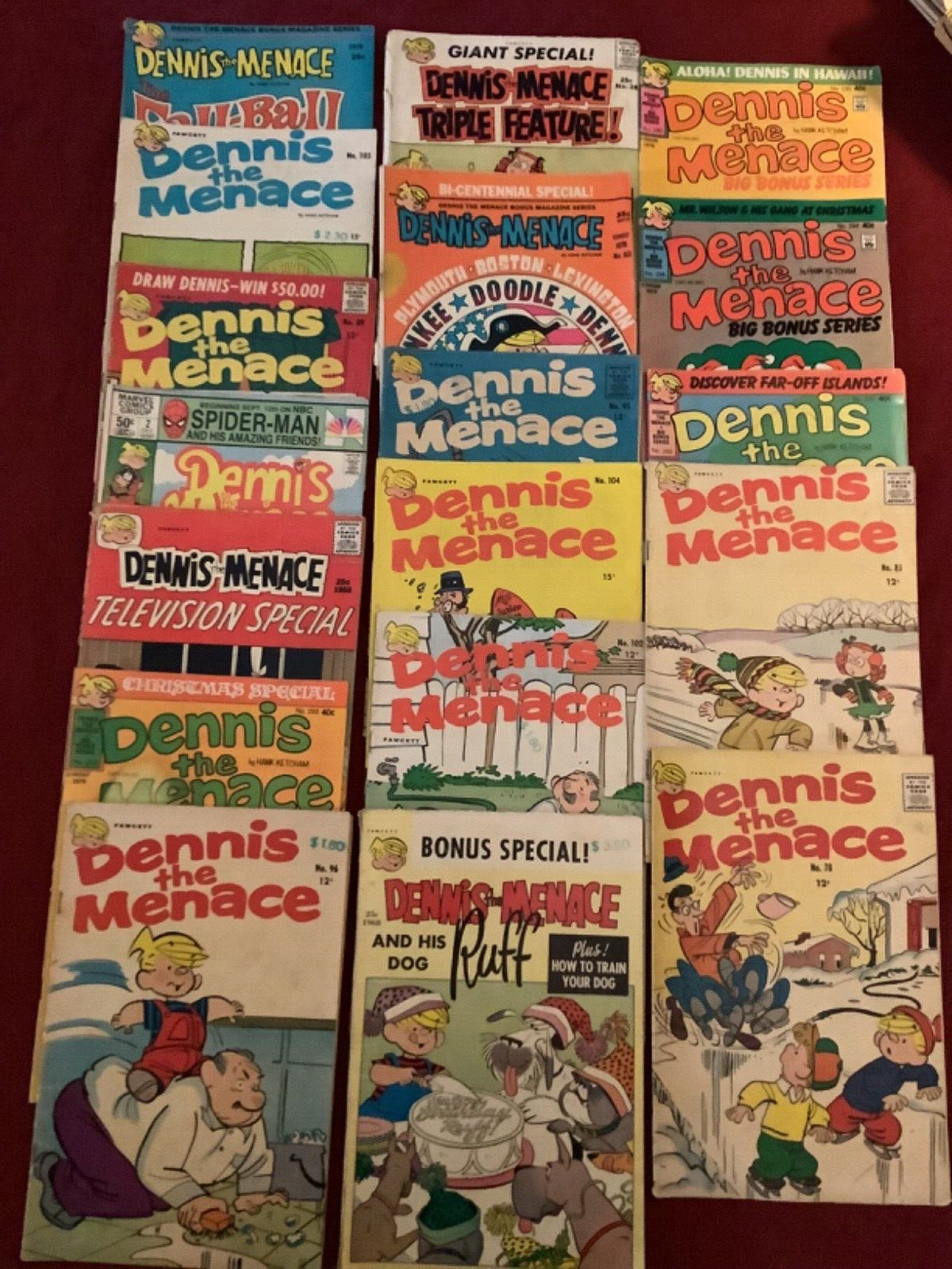 Dennis the Menace Silver and Bronze Age Comics Lot of 18