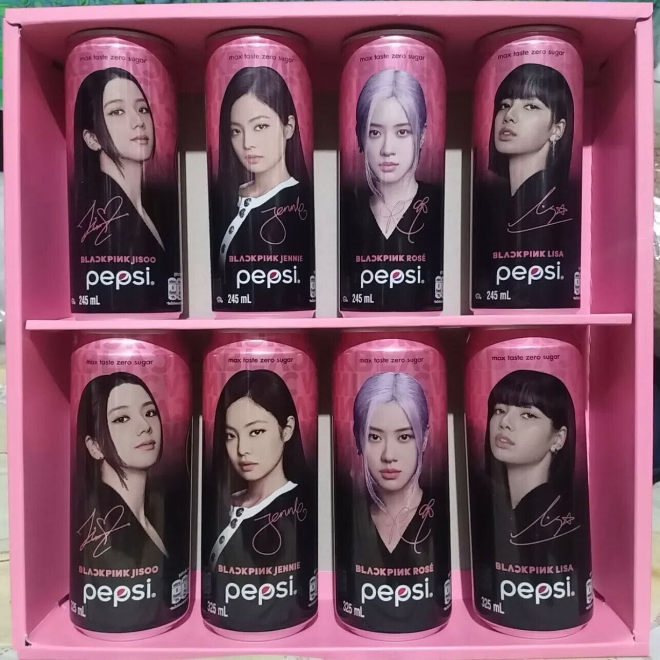 BLACKPINK Limited Edition Pepsi 2021 cans 245ml **WILL BE SHIPPED EMPTY