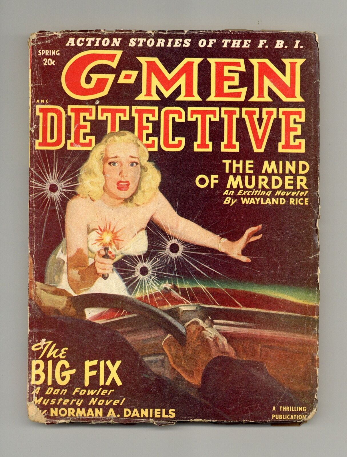 G-Men Detective Pulp Mar 1950 Vol. 36 #3 VG+ 4.5