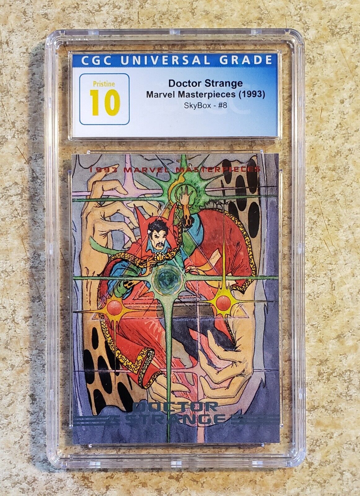 1993 Marvel Masterpieces - Dr. Strange CGC 10 Pristine.