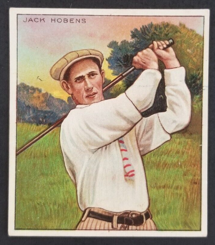 Jack Hobens 1910 Mecca Golf T218 Card (EX Soft Corners)