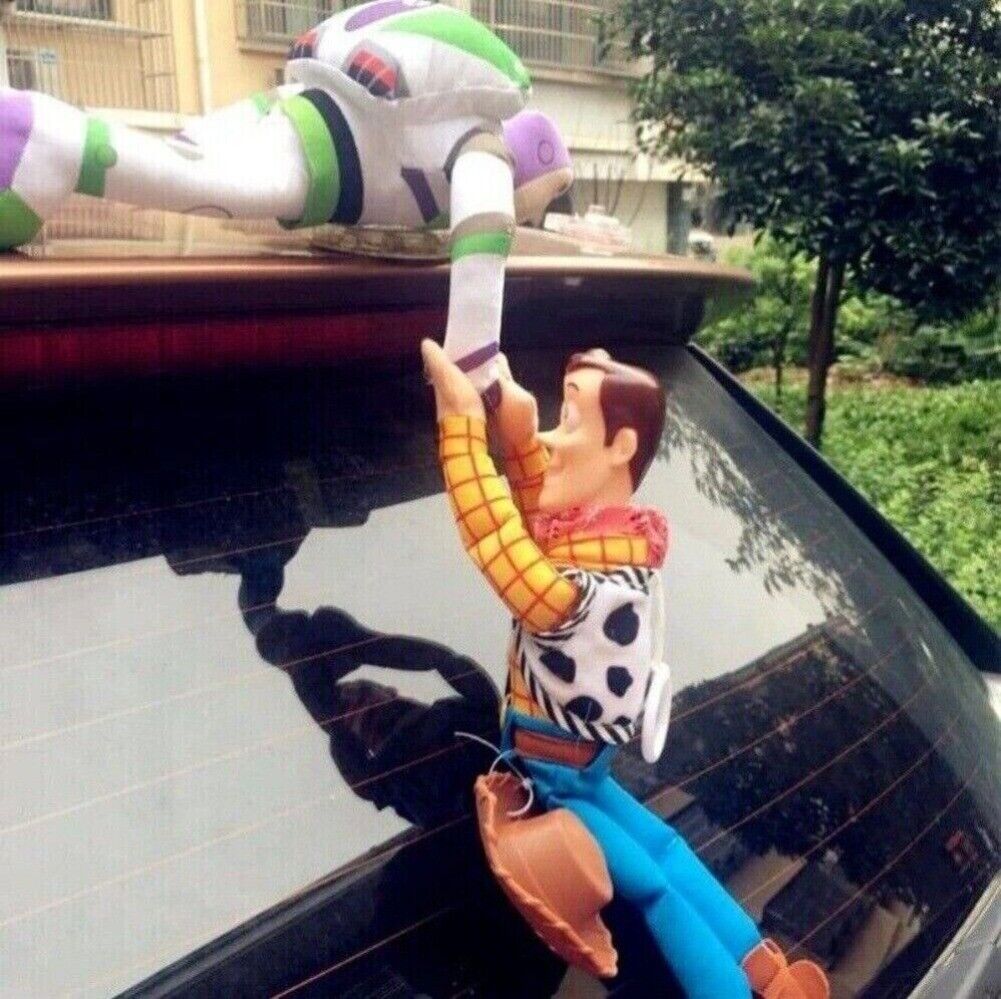 Hanging Toy Story Buzz Lightyear Saves Sherif Woody Car Dolls Exterior Decor New