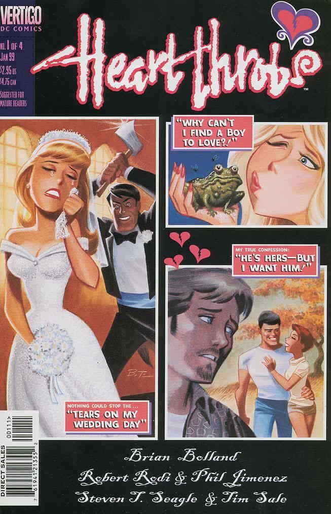 Heartthrobs (Vertigo) #1 FN; DC/Vertigo | Bruce Timm Wedding Cover Heart Throbs