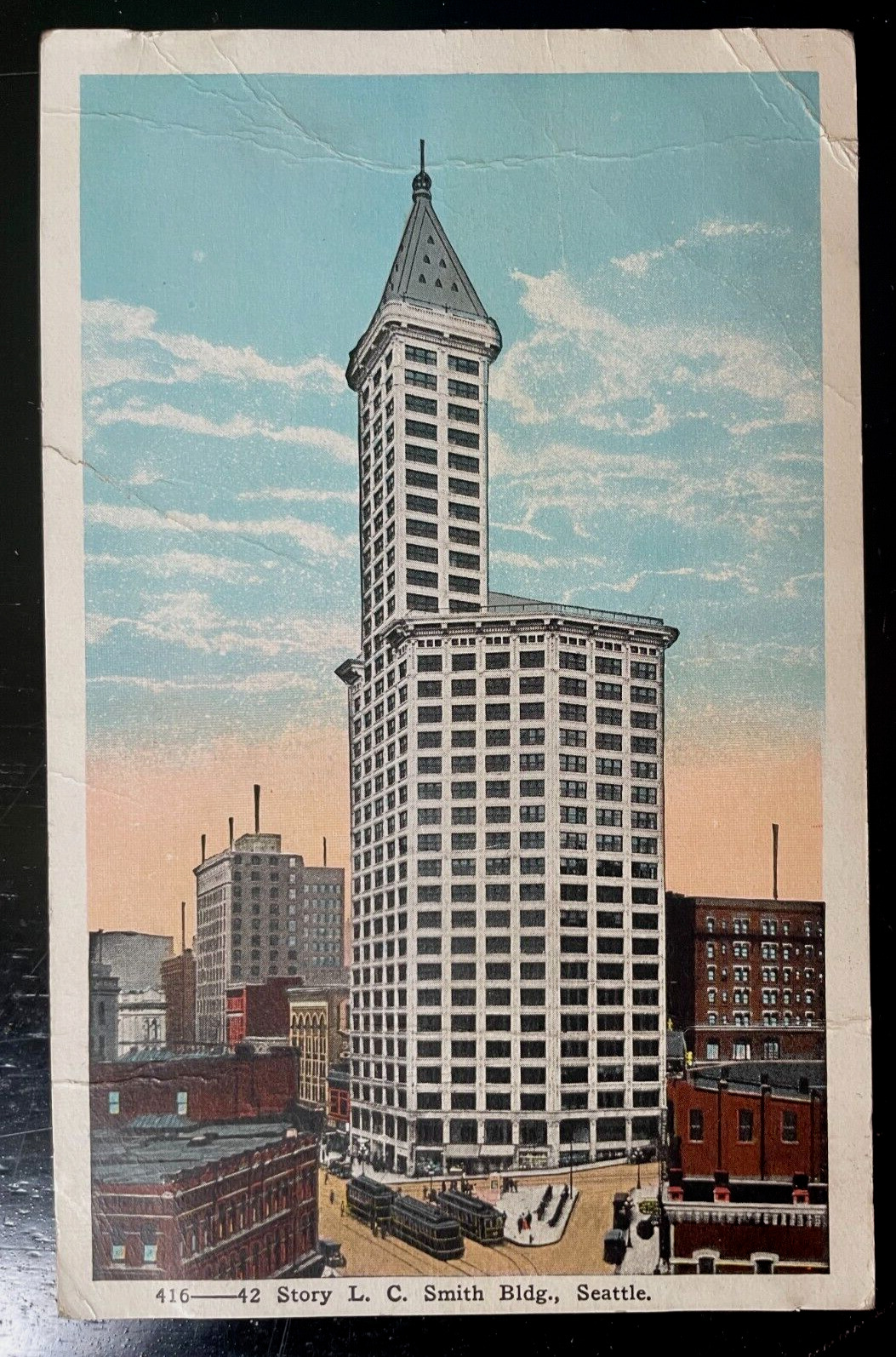 Vintage Postcard 1915-1930 L.C. Smith Building, Seattle, Washington