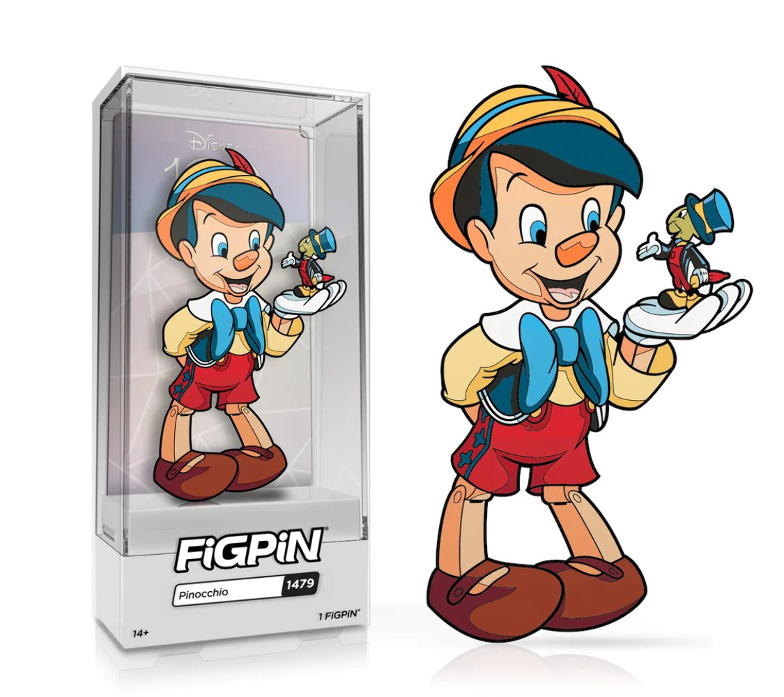 FiGPiN Classic: Disney D100 - Pinocchio (1479) (Edition Limited to 1000 Pieces)