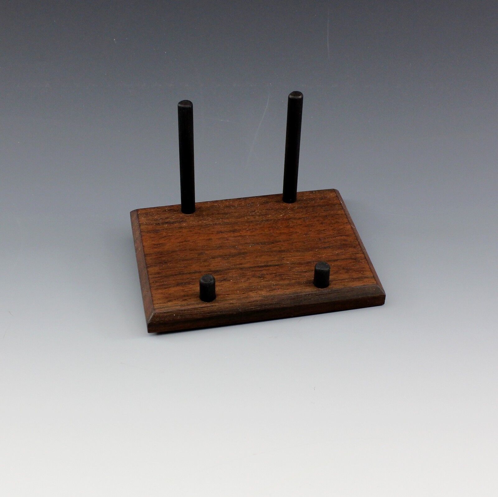 MINERAL DISPLAY STAND, 4 INCH AMERICAN BLACK WALNUT,  MUSEUM QUALITY DISPLAY 