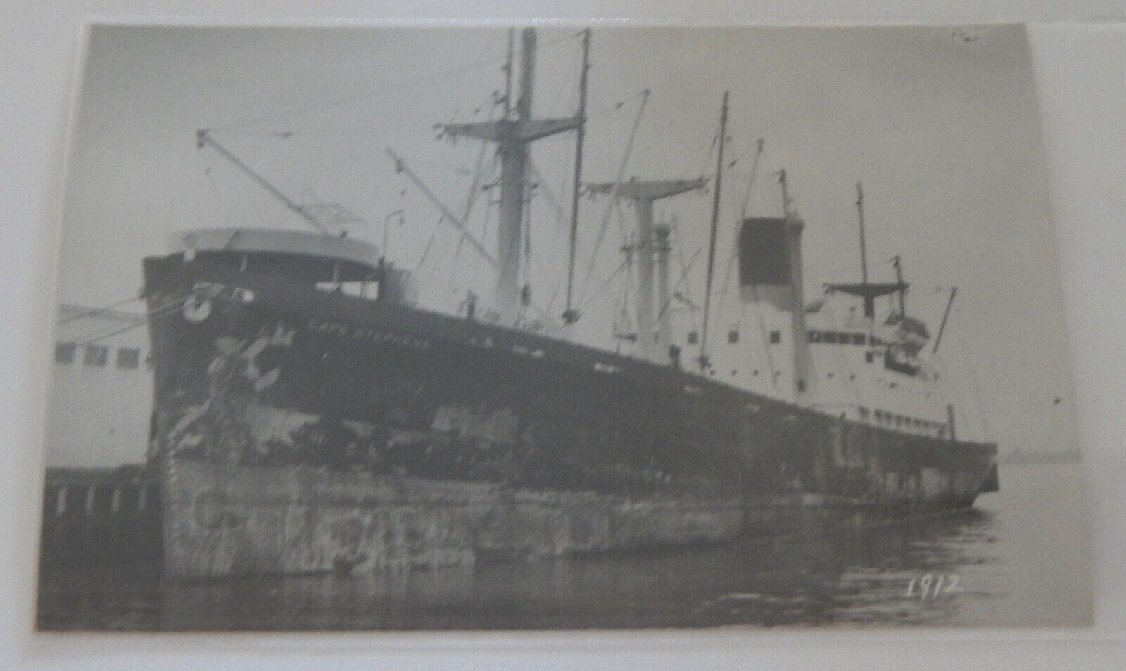 Steamship Steamer CAPE STEPHENS real photo postcard RPPC