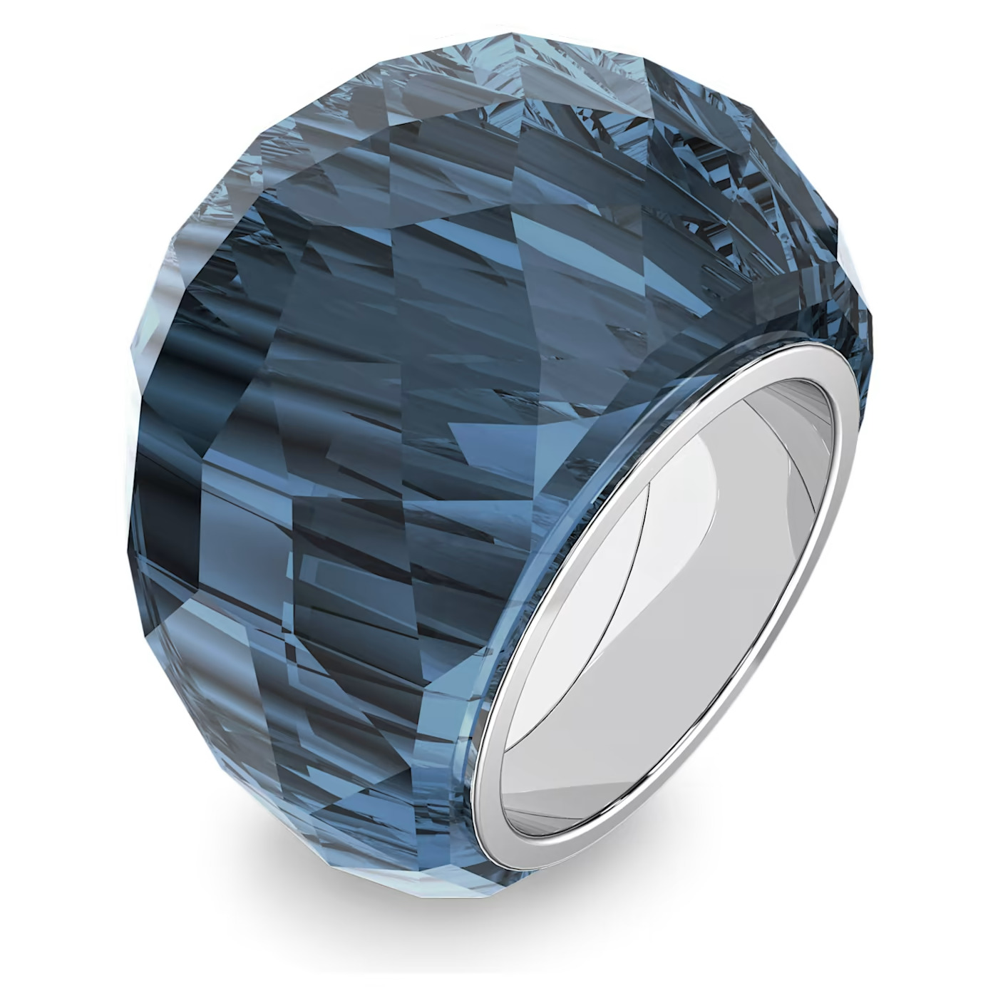 Swarovski Nirvana ring Blue Stainless steel Size 52/US 6 #5474371 $195