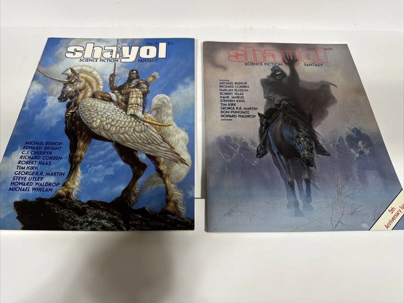 Shayol #5 & #6 Science Fiction Fantasy Magazine 1982 Stephen King