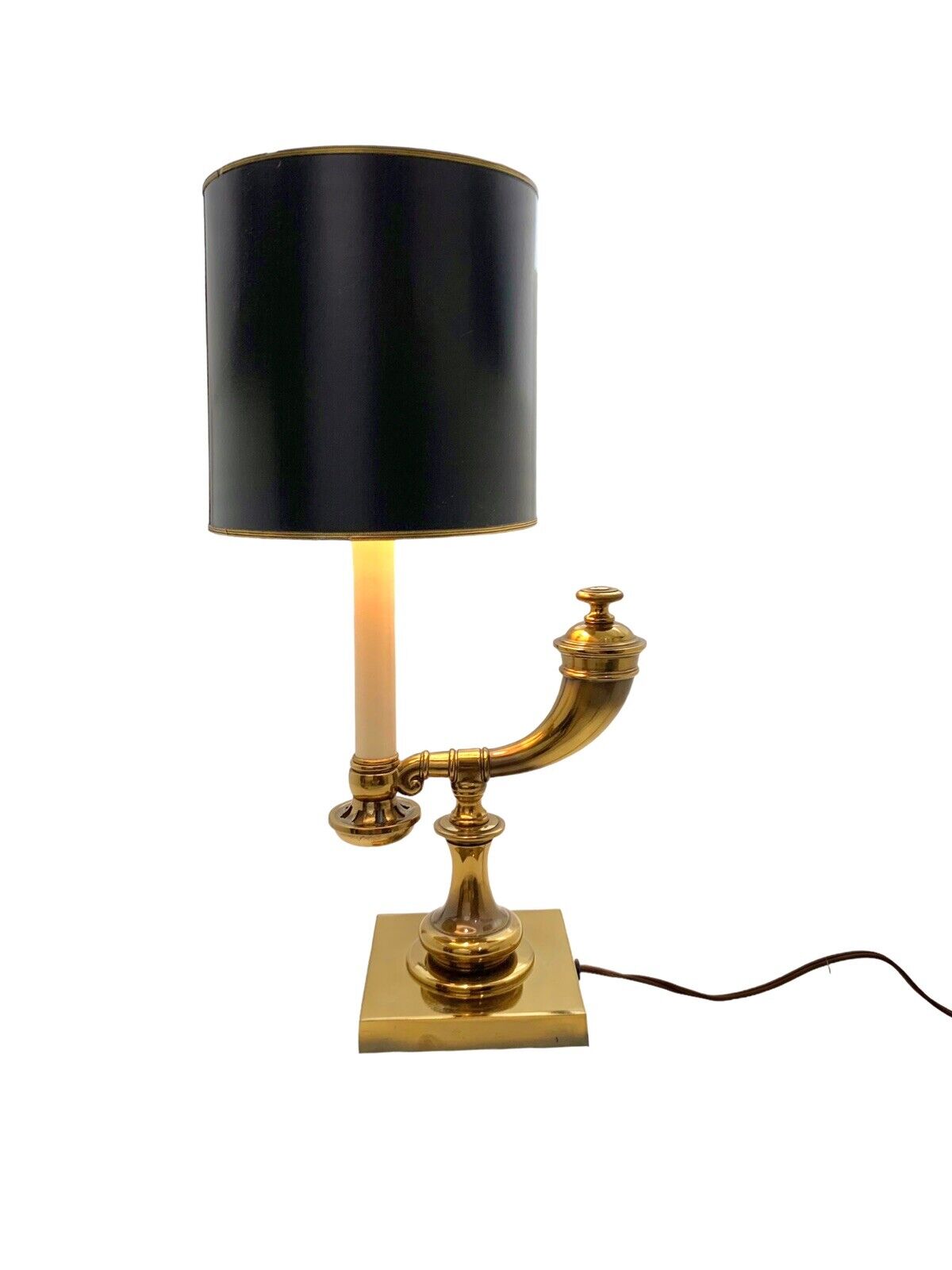 Lamp Brass French Empire Classic Style Table Lighting Vintage Decor