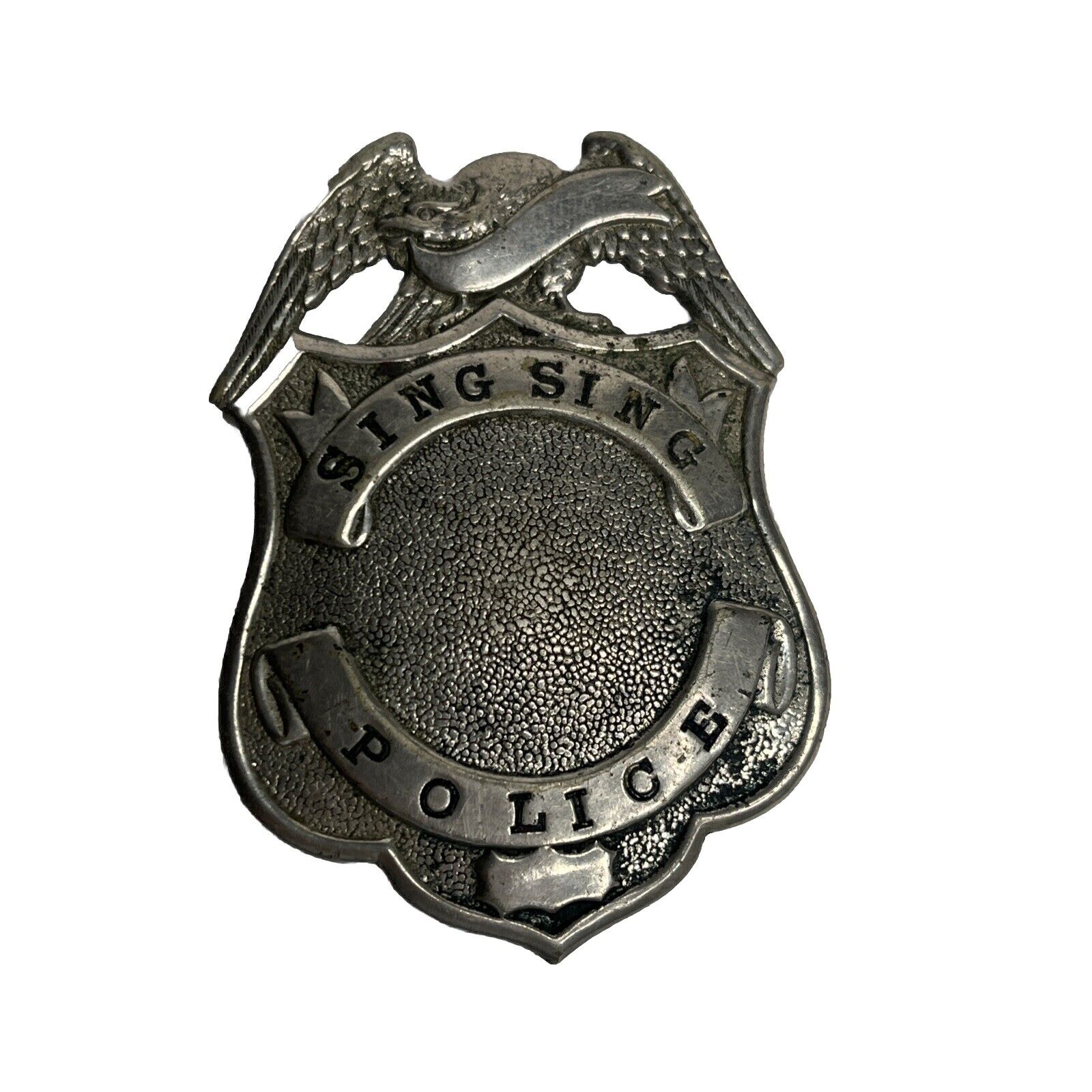 Obsolete Vintage Sing Sing NY Police Badge RARE
