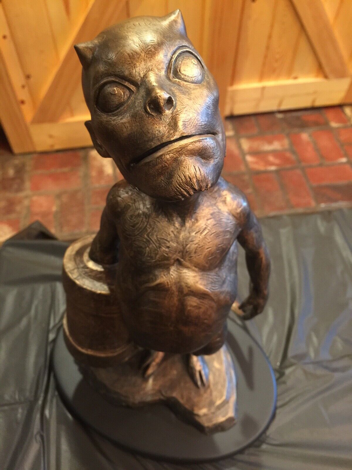 Sideshow HELLBOY HELLBABY Faux Bronze Statue Maquette Mike Mignola NEW #118/500