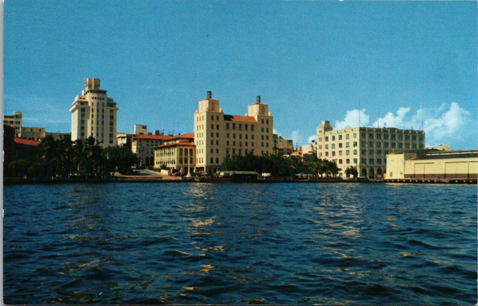 c1960\'s San Juan Puerto Rico Skyline Waterfront UNP