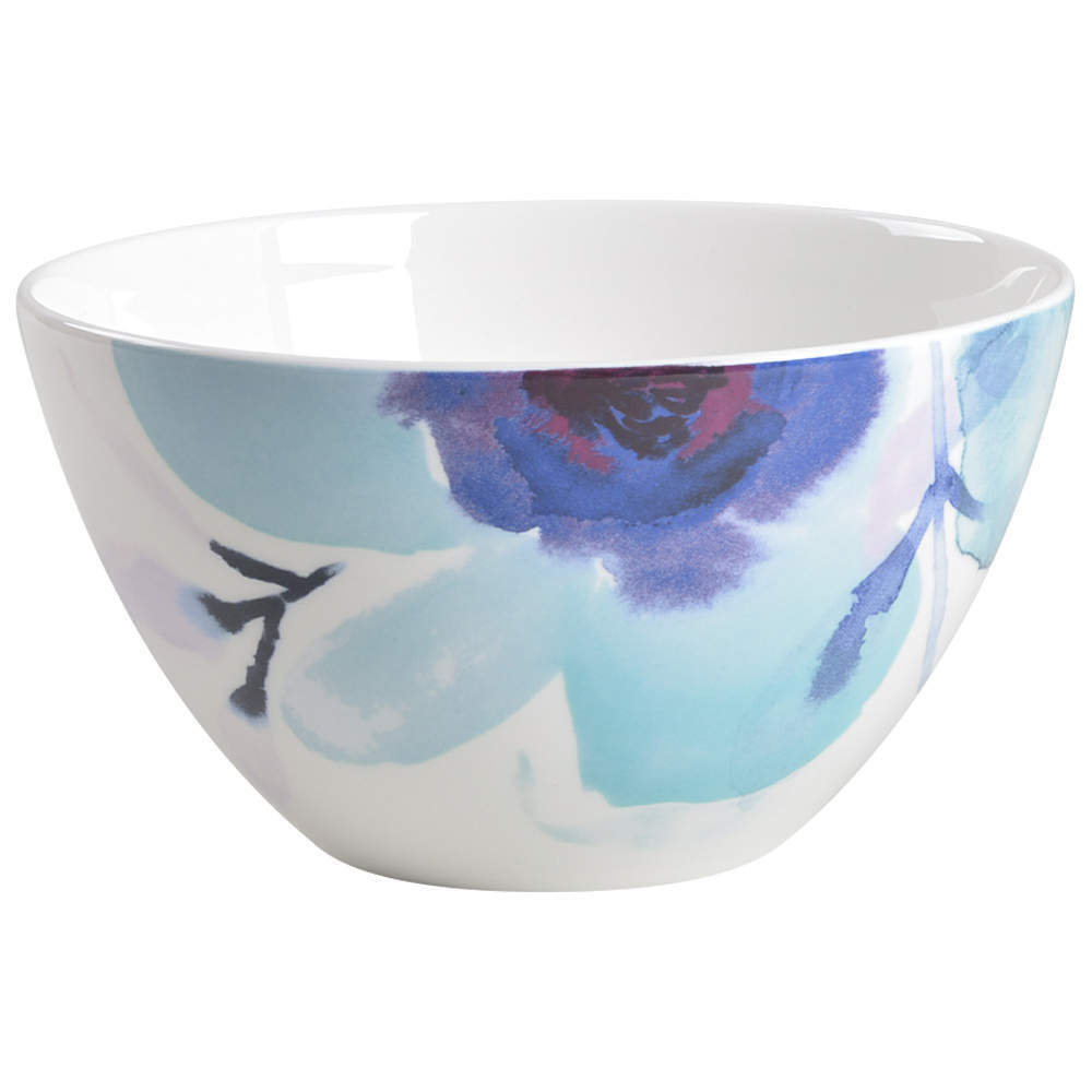 Lenox Indigo Watercolor Floral Cereal Bowl 10914454