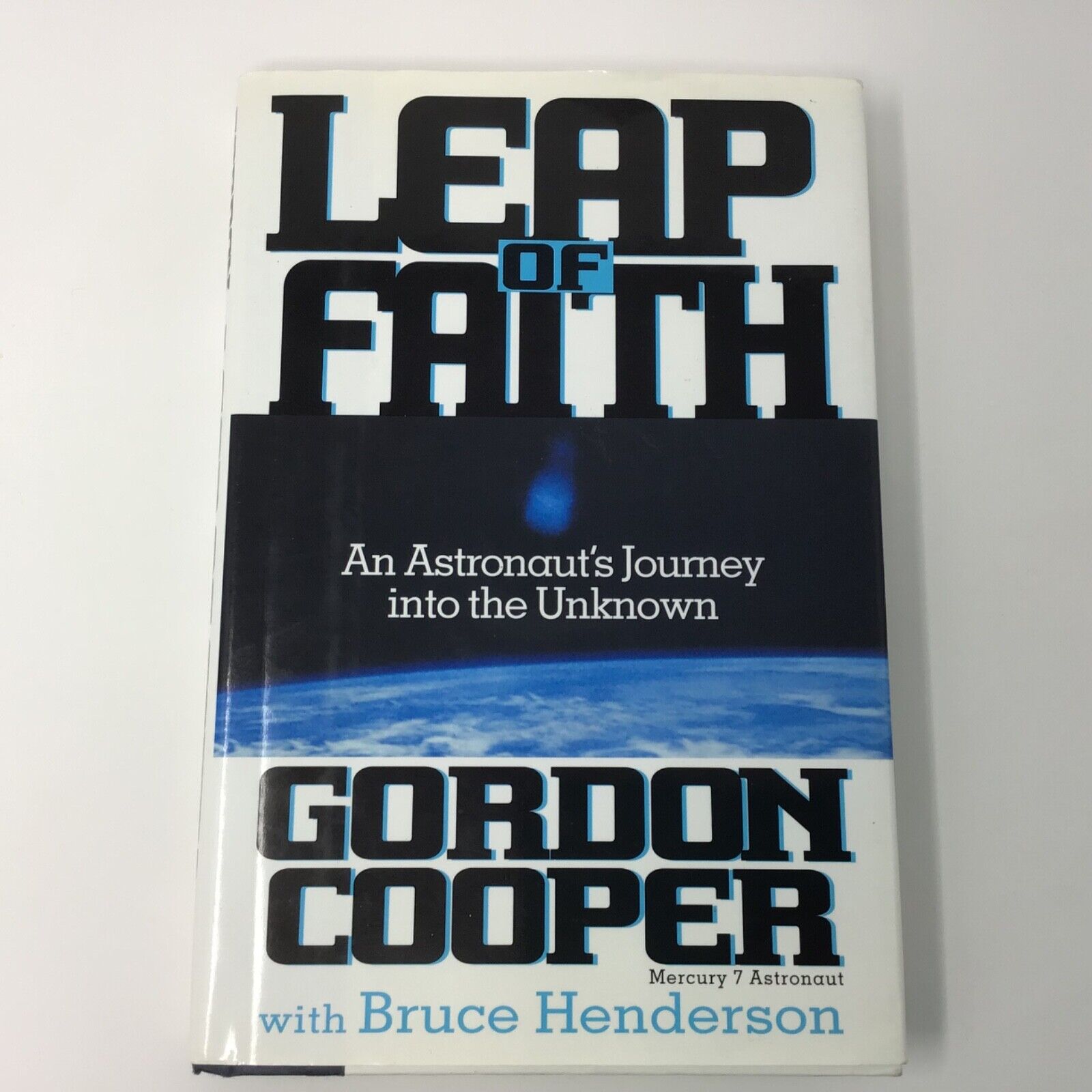 Vintage book LEAP OF FAITH by Gordon Cooper -Signed- 1st Edition