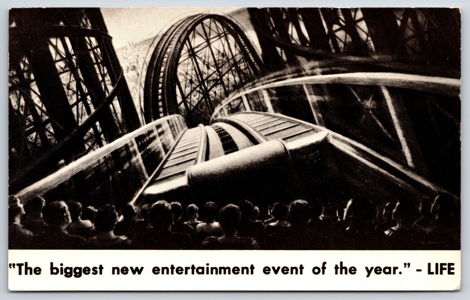 Postcard I Was In Cinerama Hollywood Theatre, Hollywood, California Posted 1953