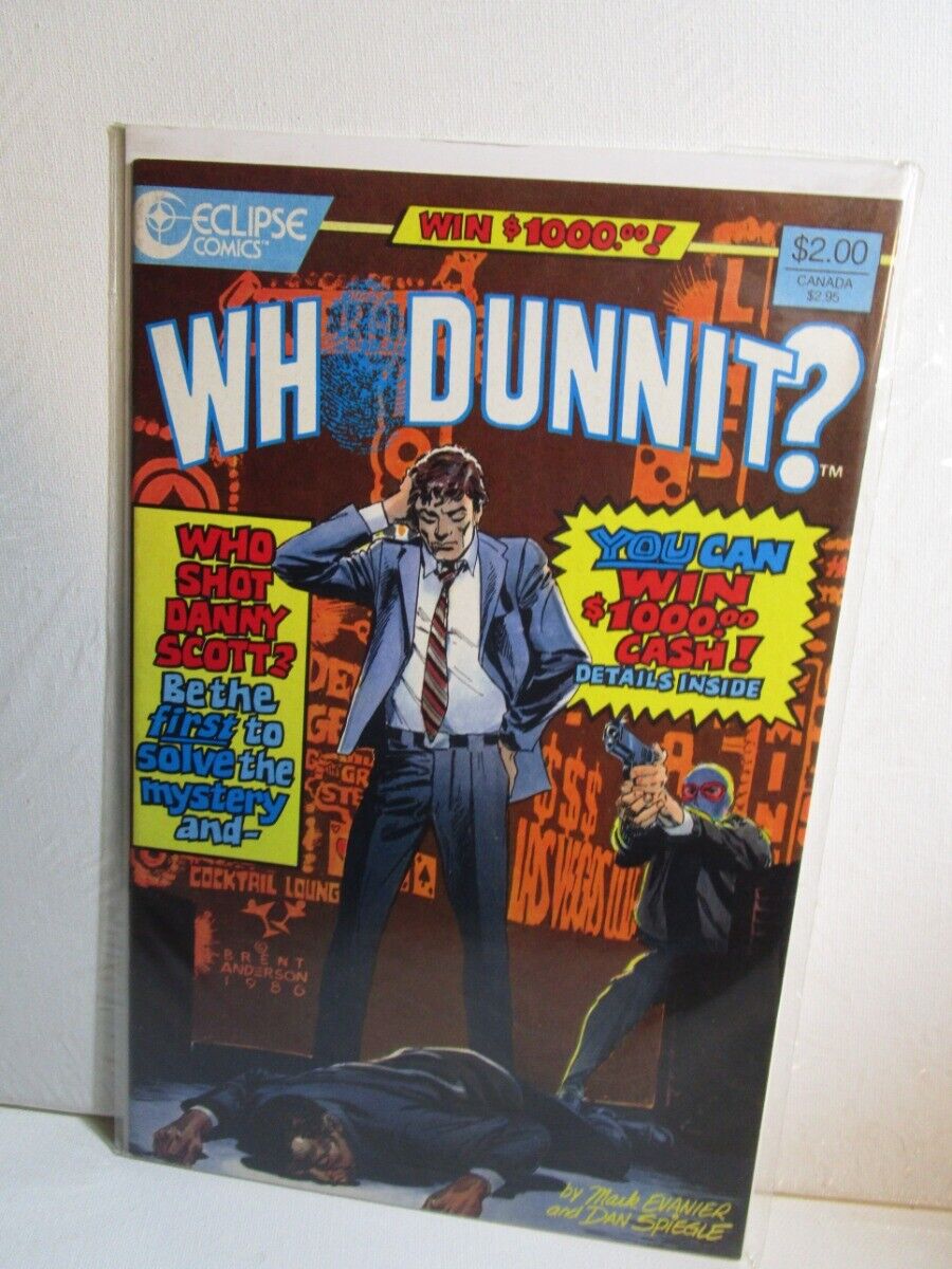 Eclipse Comics Who Dunnit #1 June 1986 