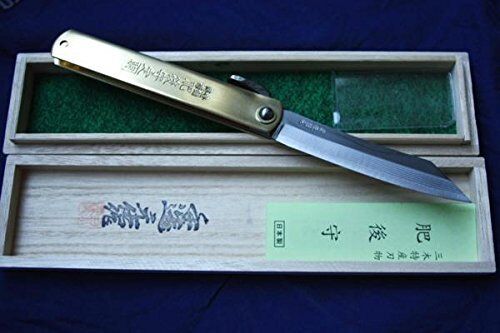 Higonokami Japanese Folding knife Made By Motosuke Nagao Mark of bamboo tiger