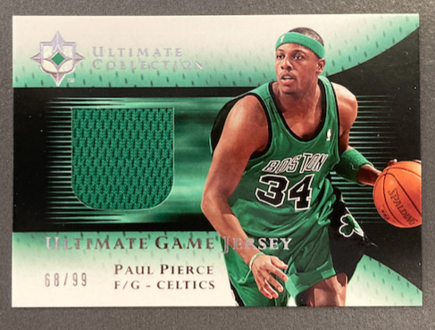 PAUL PIERCE 2005-06 ULTIMATE COLLECTION GAME JERSEY /99