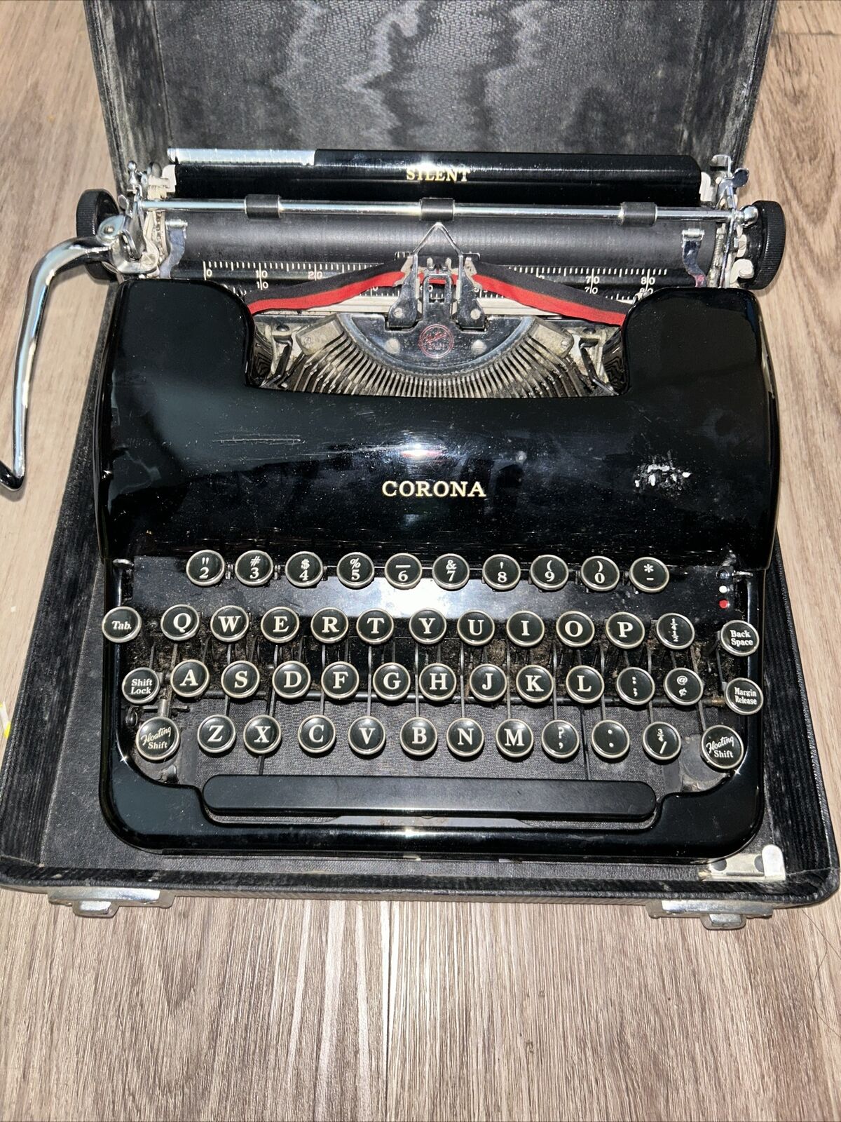 Vintage Corona Sterling Typewriter Silent w/ Floating Shift No Case