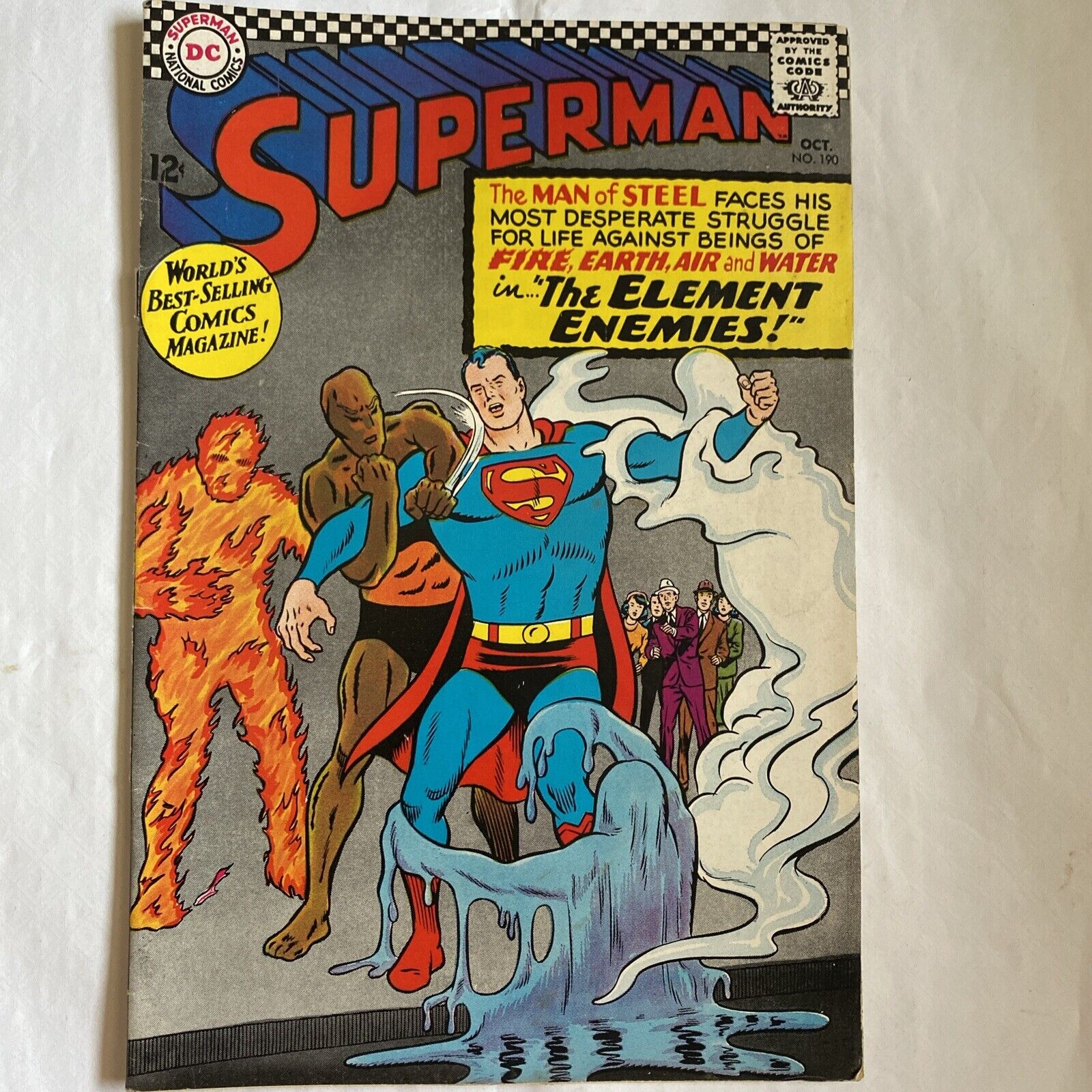 SUPERMAN #190 © 1966 DC Comics