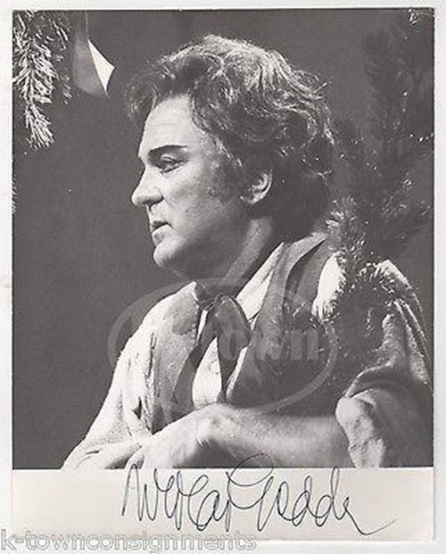 Nicolai Gedda Opera Stage Theatre Actor Vintage Autograph Signed Photo