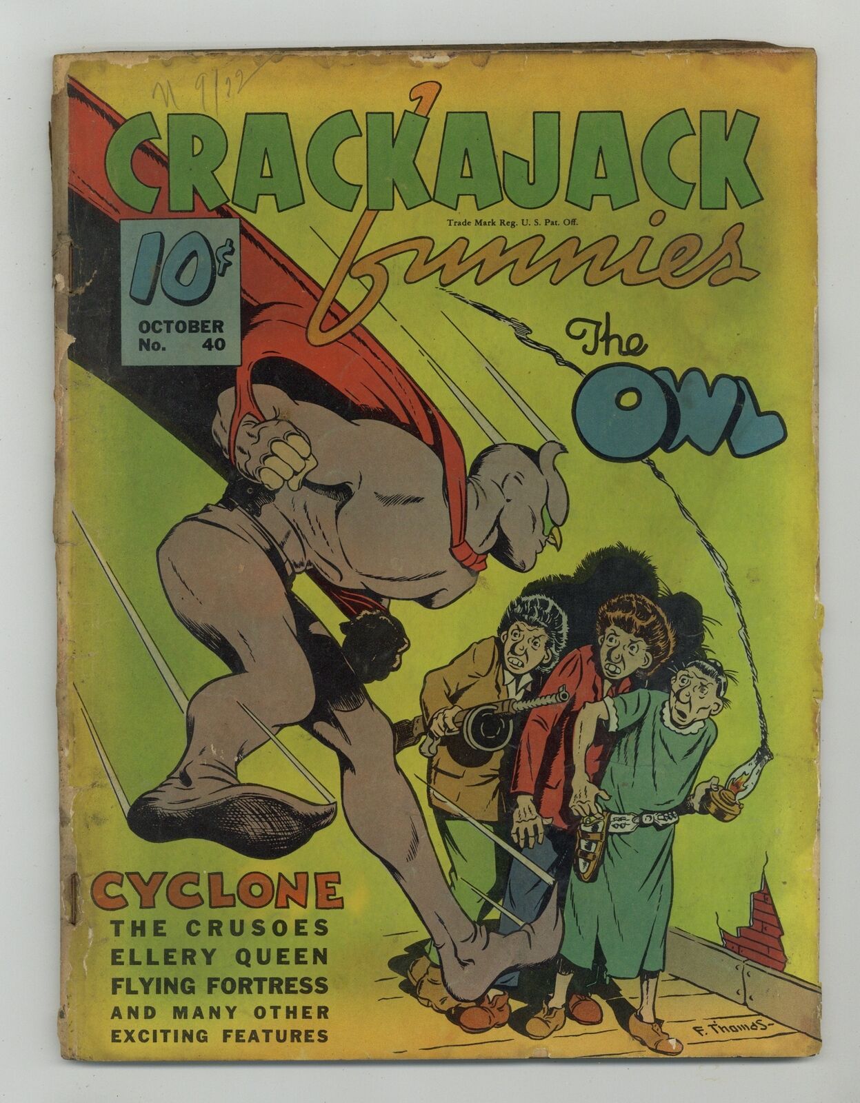 Crackajack Funnies #40 PR 0.5 1941