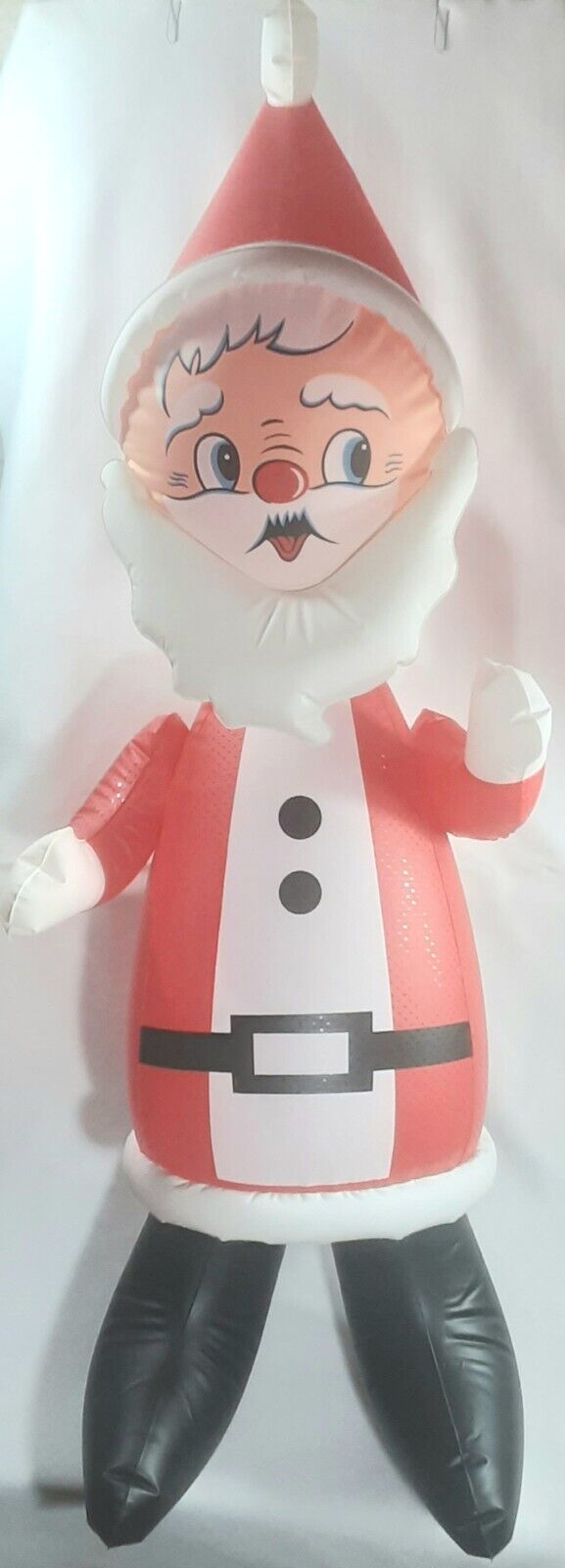 Christmas Santa Claus Inflatable Vinyl Made in Japan Mid-Century Holiday Rare
