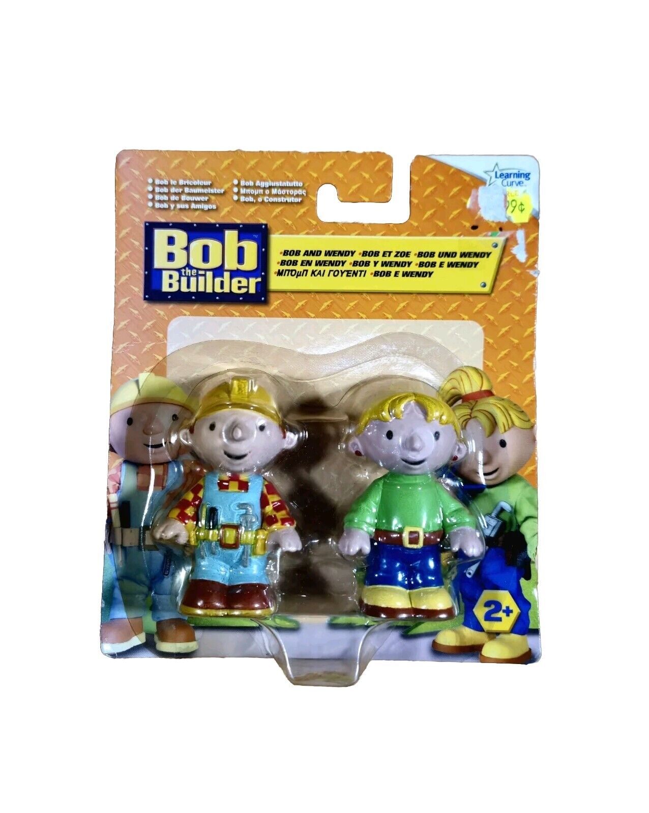 Bob The Builder and Wendy Figurine Toys - New & Sealed - Rare 2000s Collectable