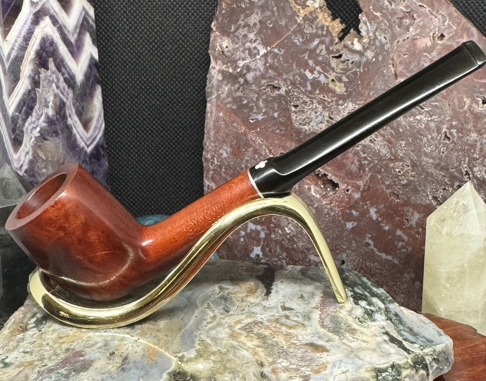 •Unsmoked• KAYWOODIE  STANDARD 4 Hole Stinger Early 1950s Briar Tobacco Pipe NOS