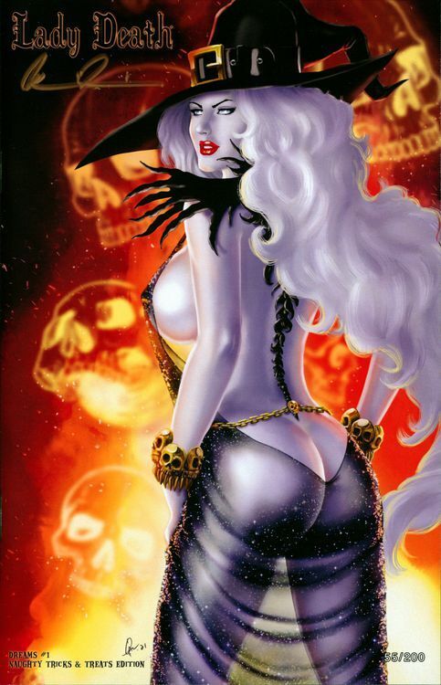 Lady Death Dreams 1 Naughty Tricks and Treats  Halloween Special only 200 made