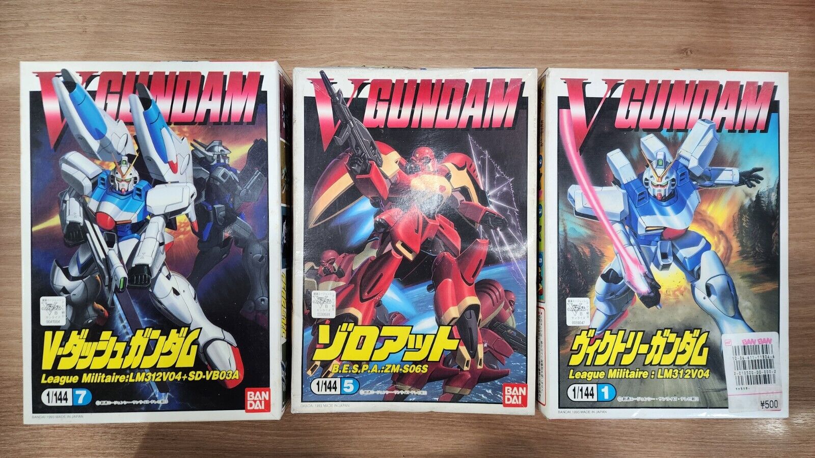 1/144 (3) Bandai V Gundam League Militaire LM312v04+SD-VB03A, B.E.S.P.A.:ZM-S06S