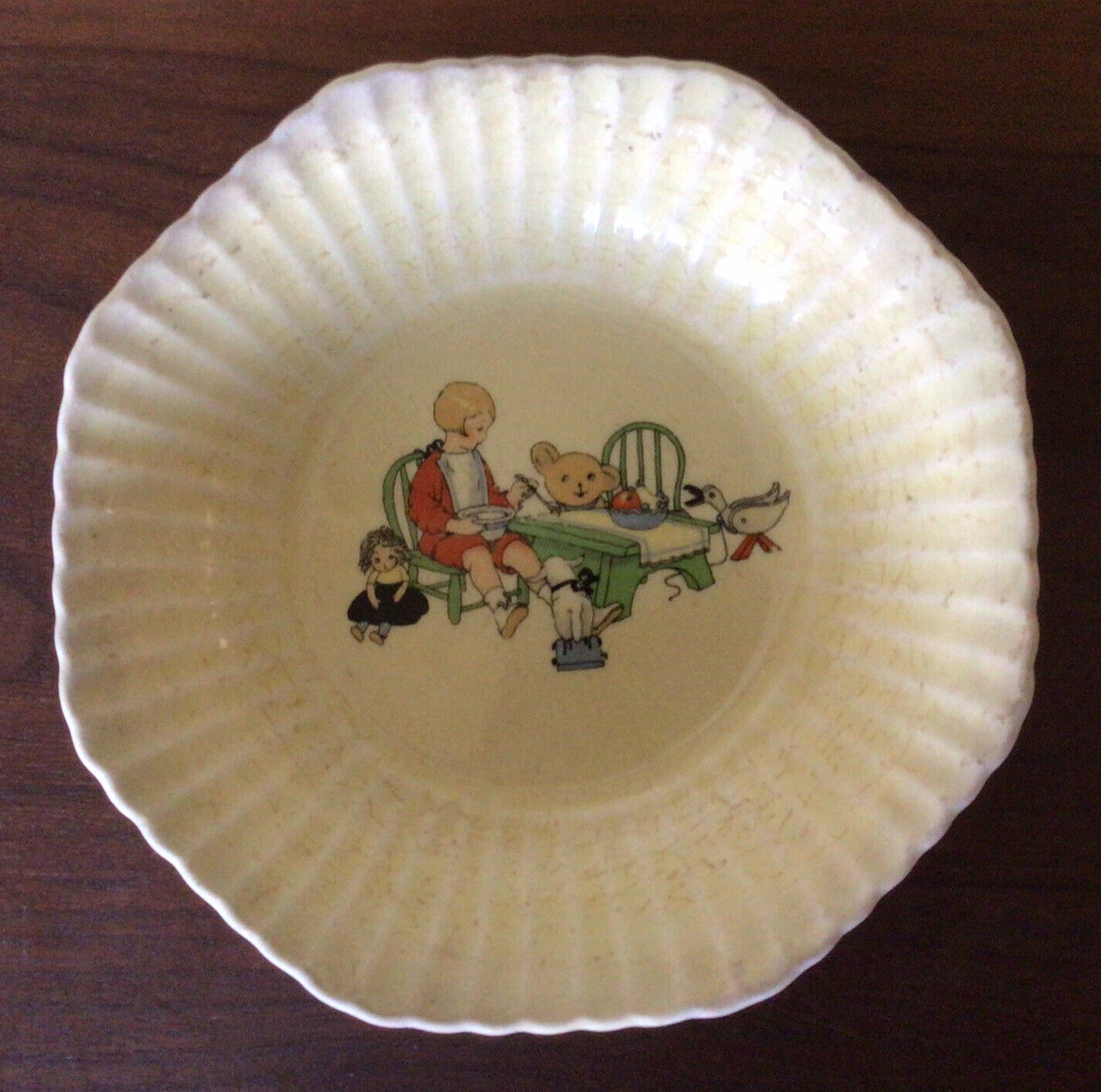 Antique Vintage “Wheaties” Ceramic Child’s Cereal Bowl ~ Circa 1920’s