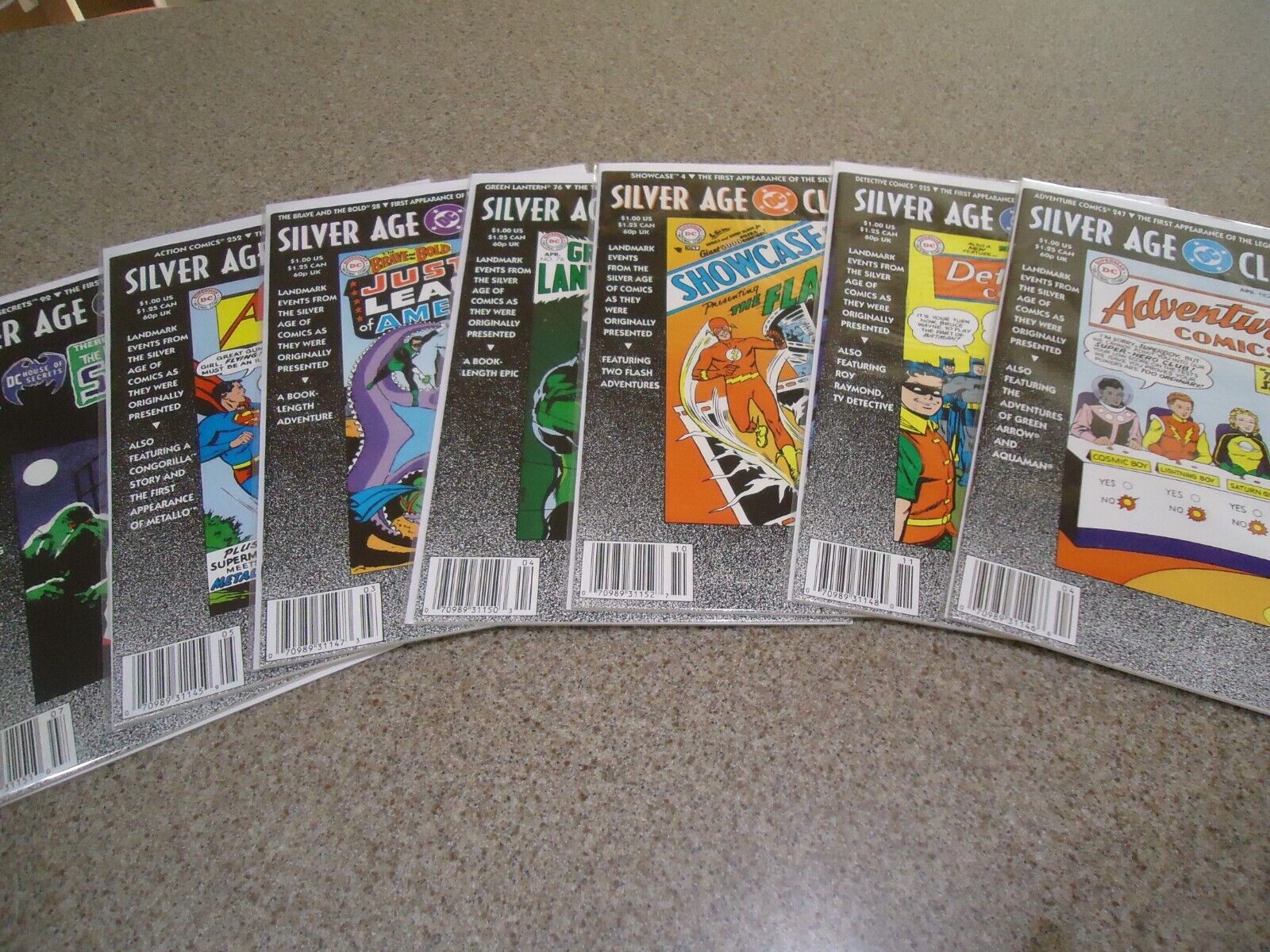 SILVER AGE DC CLASSICS LOT OF 7 FIRST APPEARANCES HIGH GRADE