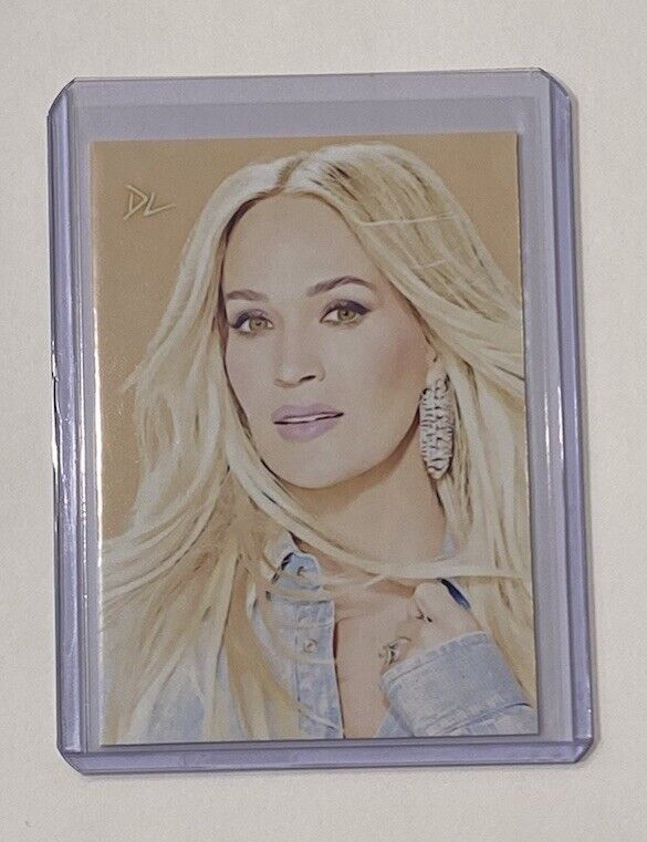 Carrie Underwood Limited Edition Artist Signed “Country Queen” Trading Card 4/10