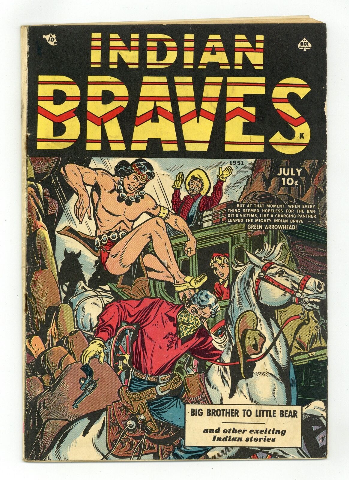 Indian Braves #3 GD/VG 3.0 1951